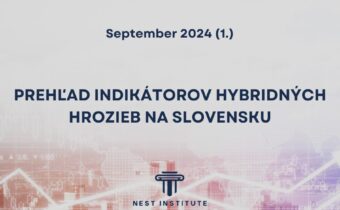 Newsletter o hybridných hrozbách v SR: Prehľad indikátorov v prvej polovici septembra 2024