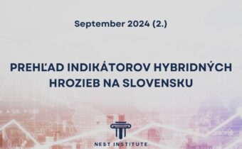 Newsletter o hybridných hrozbách v SR: Prehľad indikátorov v druhej polovici septembra 2024