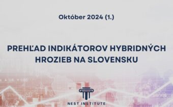 Newsletter o hybridných hrozbách v SR: Prehľad indikátorov v prvej polovici októbra 2024