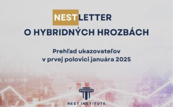 NESTIetter o hybridných hrozbách v SR: Prehľad ukazovateľov v prvej polovici januára 2025